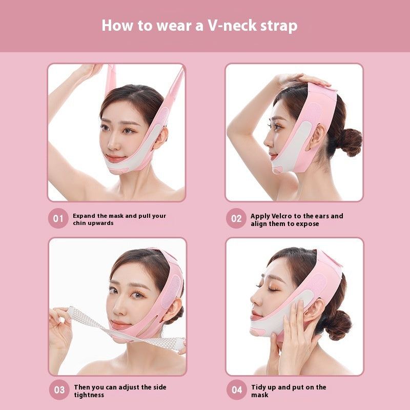Far Infrared Elastic V Face Bandage Facial Care Tool